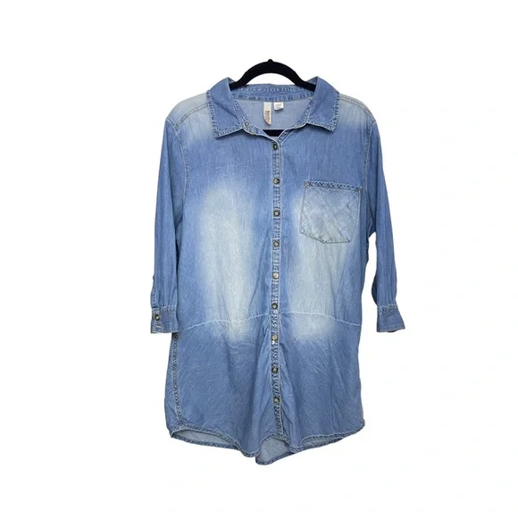 Route 66 | Dresses | Route 66 Original Clothing Co Oversized Midi Washout Denim  Dress Size Xl | Poshmark